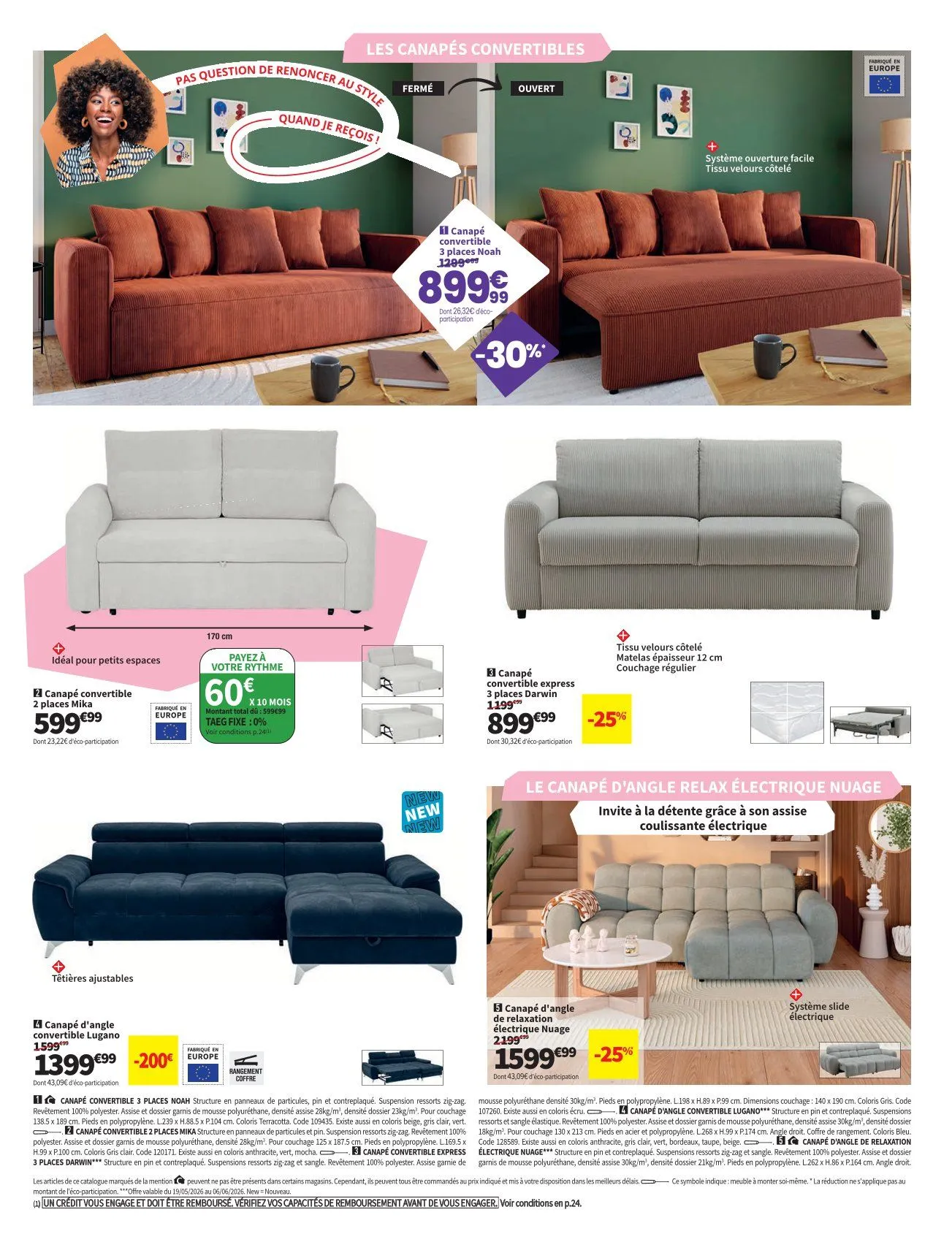 Catalogues Conforama du 19 mai au 8 juin 2026 - Catalogue page 6