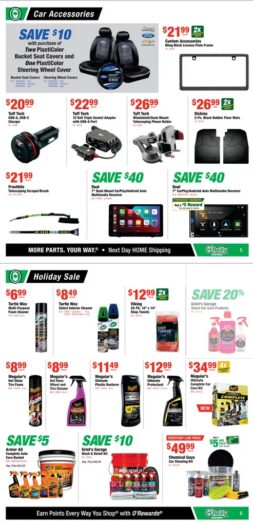 Weekly promotion O'Reilly Auto Parts Sales spanning from November 26 to December 2 2025 - Page 6 for Catalogue 365