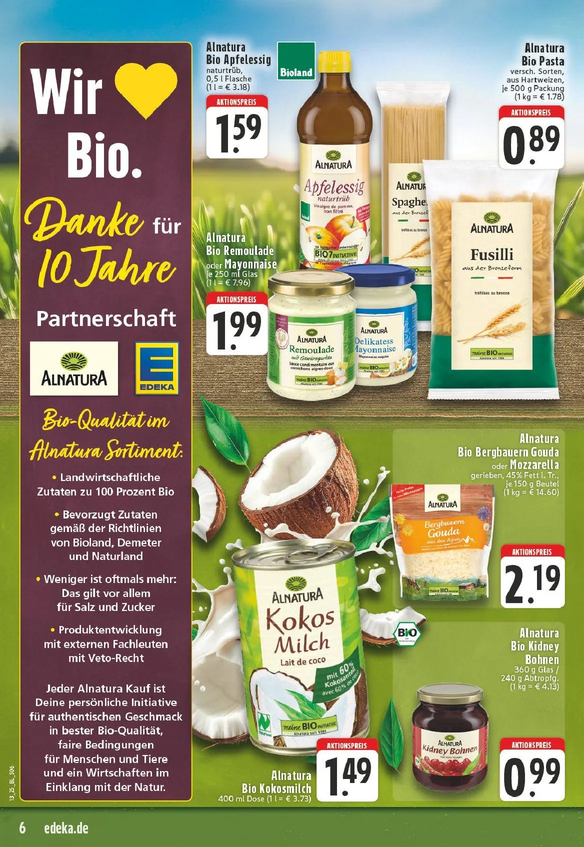 Edeka Prospekt von 25. März bis 29. März 2025 - Prospekt seite 6
