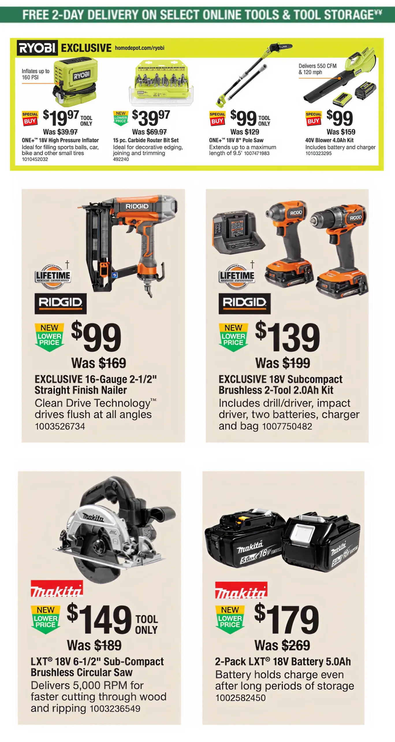 Weekly promotion Home Depot Black Friday spanning from November 27 to December 3 2025 - Page 5 for Catalogue 365