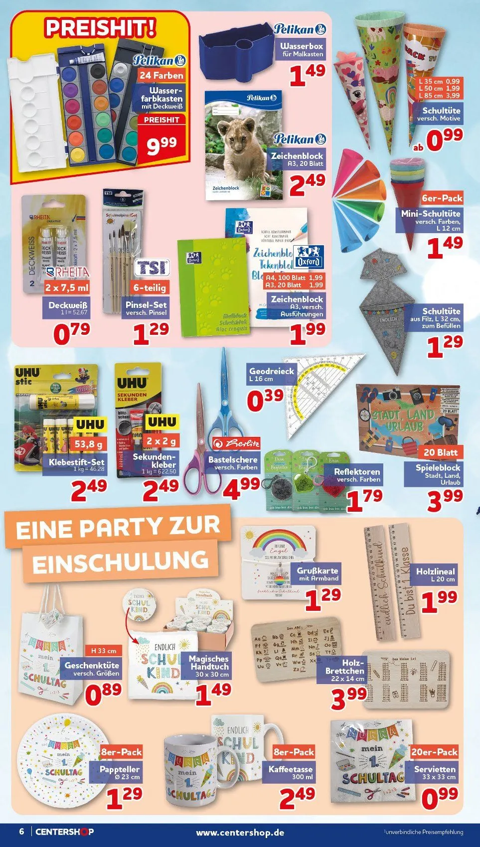 CENTERSHOP Prospekte von 13. Juli bis 18. Juli 2026 - Prospekt seite 6