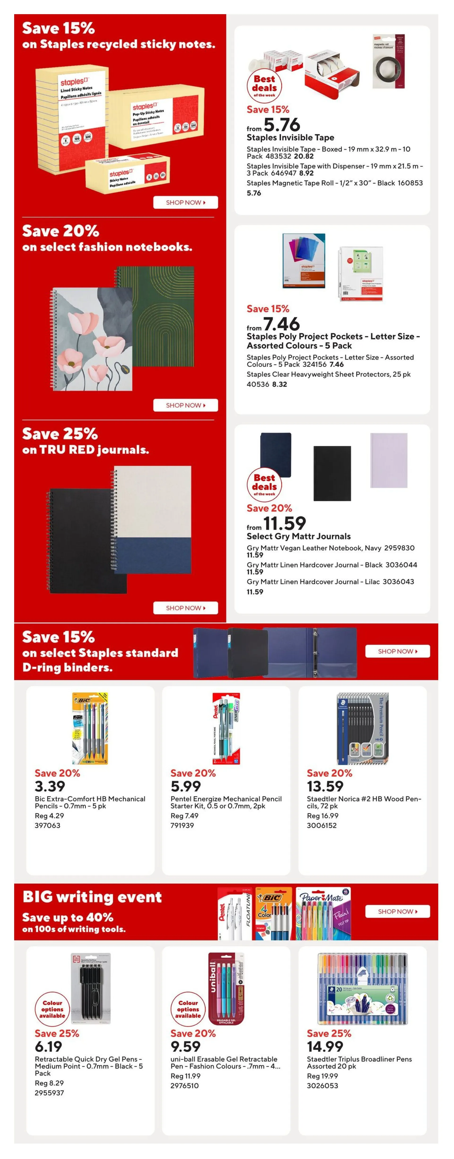 Staples Sales from April 21 to April 27 2026 - flyer page 6