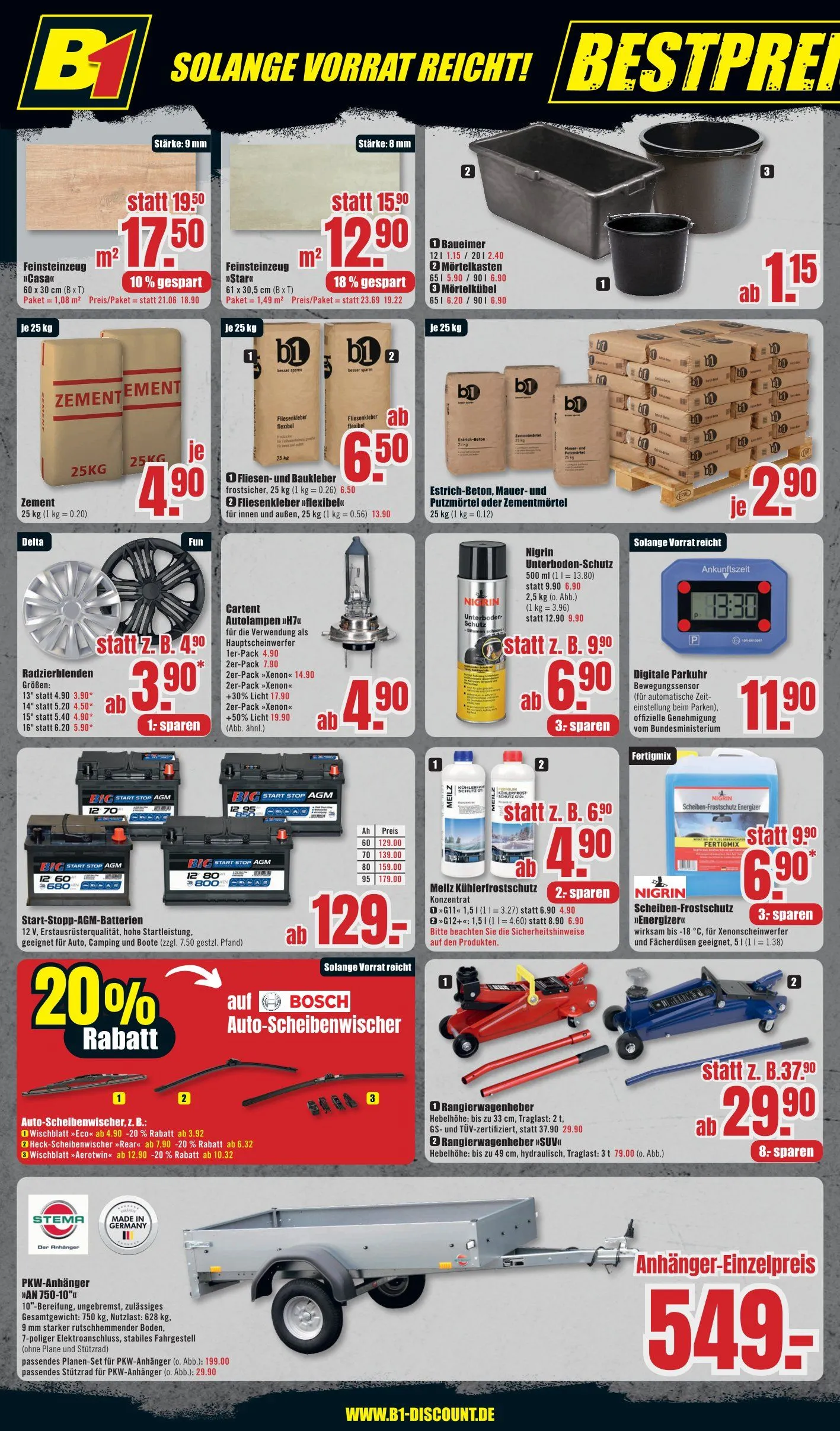 Prospekt B1 Discount Baumarkt von 27. September bis 2. Oktober 2025 - Prospekt seite 6
