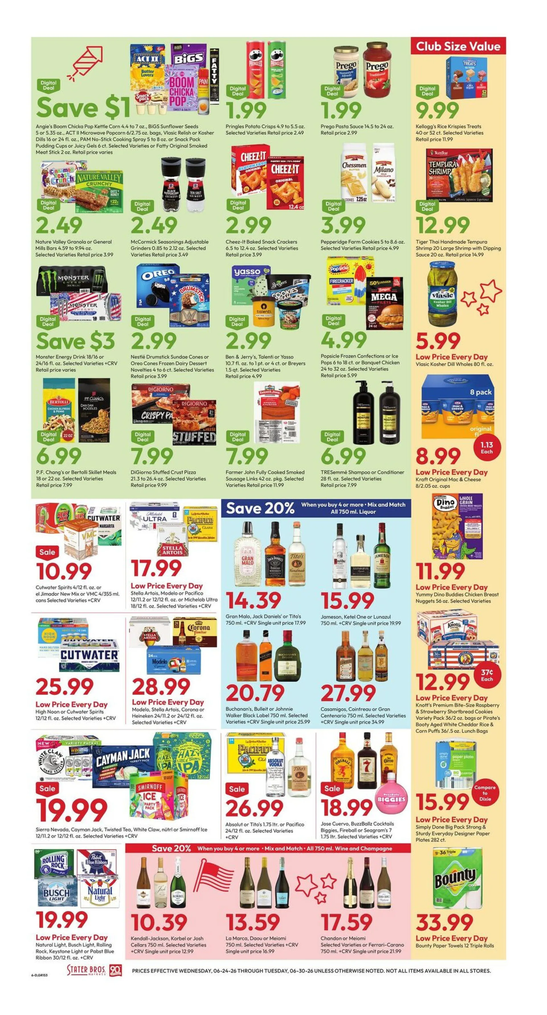 Weekly ad Stater Bros. Sales from June 24 to June 30 2026 - Page 6