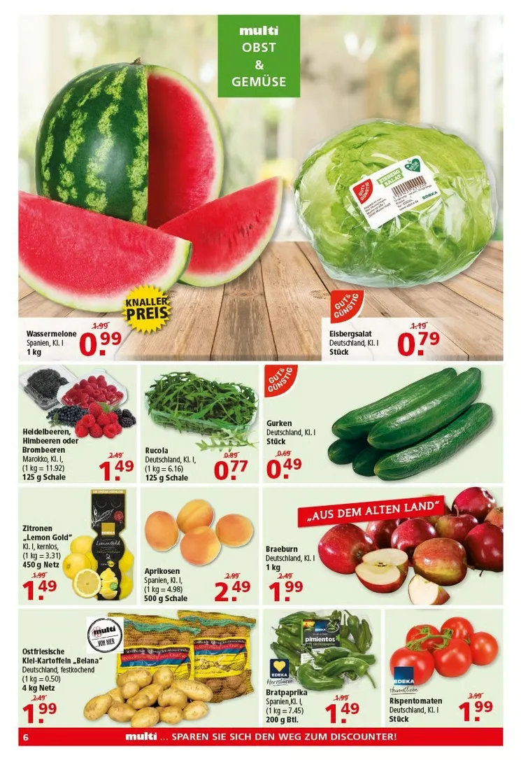 Multi Markt Angebote von 11. Mai bis 16. Mai 2026 - Prospekt seite 6