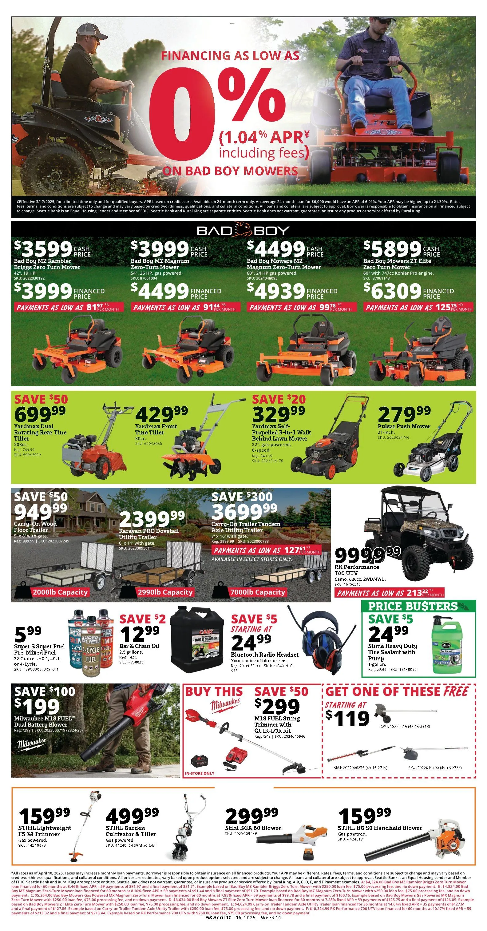 Weekly ad Rural King Sales from April 10 to April 16 2025 - Page 6