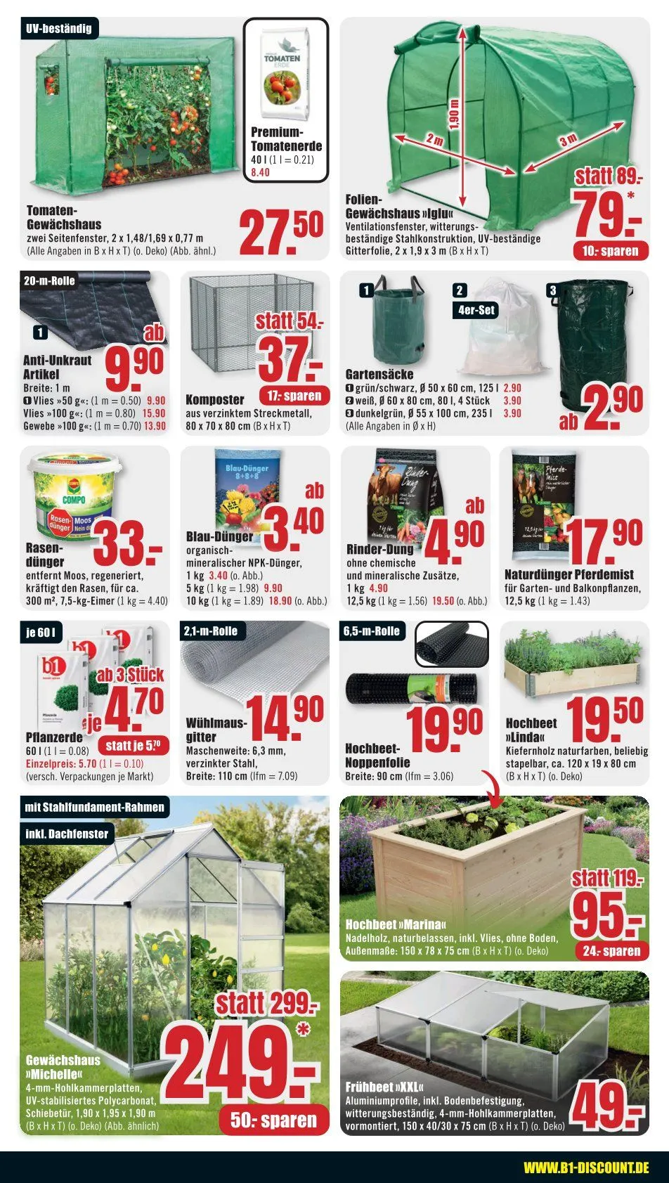  Prospekt B1 Discount Baumarkt  von 3. März bis 6. März 2026 - Prospekt seite 6