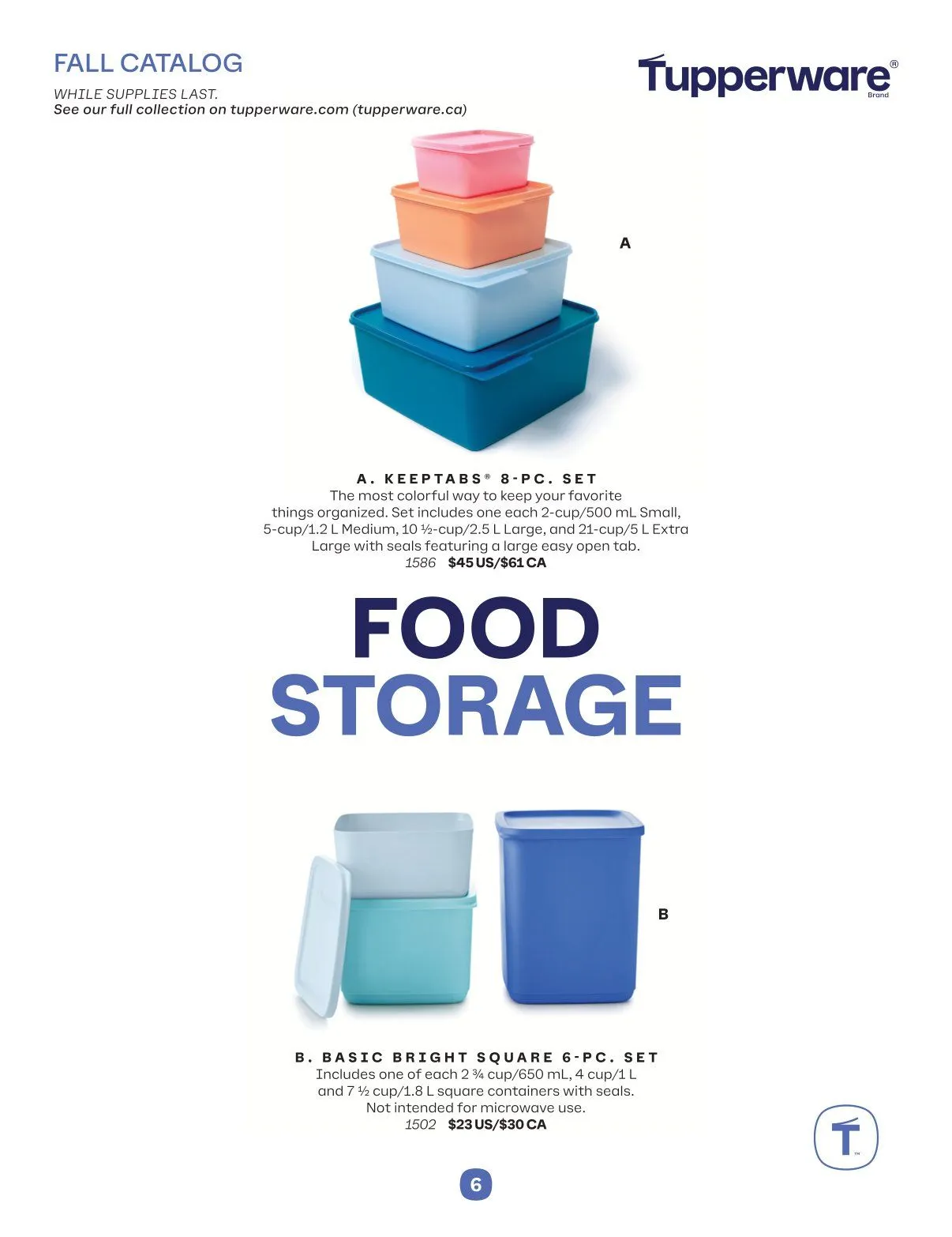 Tupperware Catalogue du 1 octobre au 31 décembre 2025 - Catalogue page 6