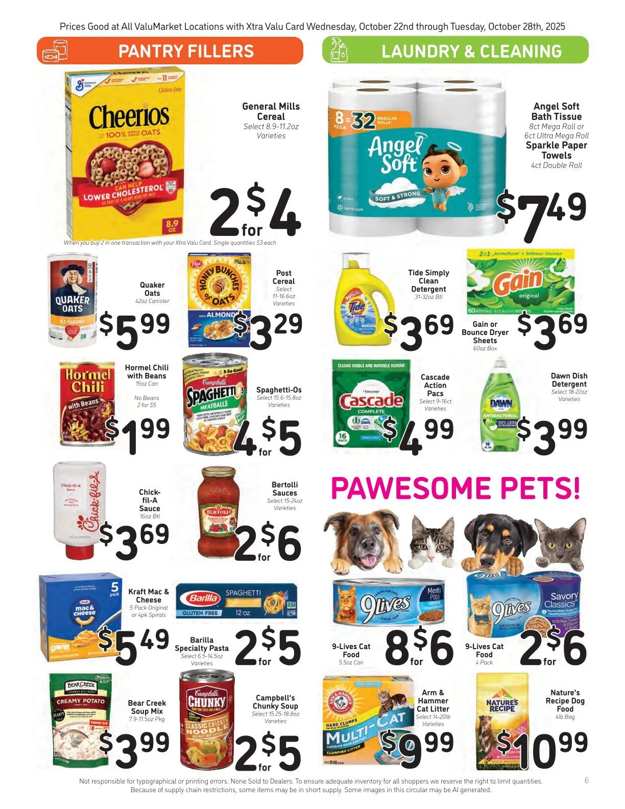 Weekly ad ValuMarket Sales from October 22 to October 28 2025 - Page 6