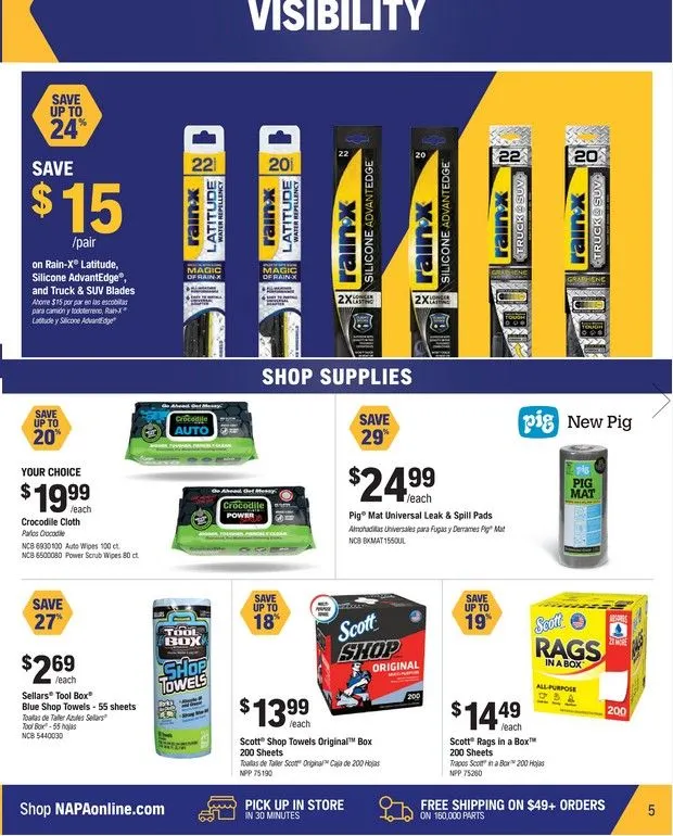 NAPA Auto Parts flyers from July 1 to August 31 2025 - flyer page 5
