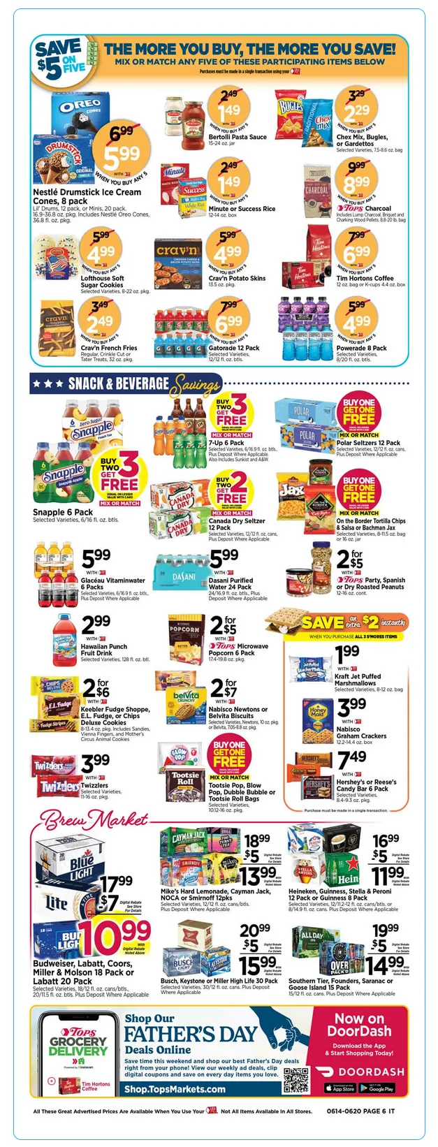 Weekly ad Tops Friendly Markets Sales from June 14 to June 20 2026 - Page 6
