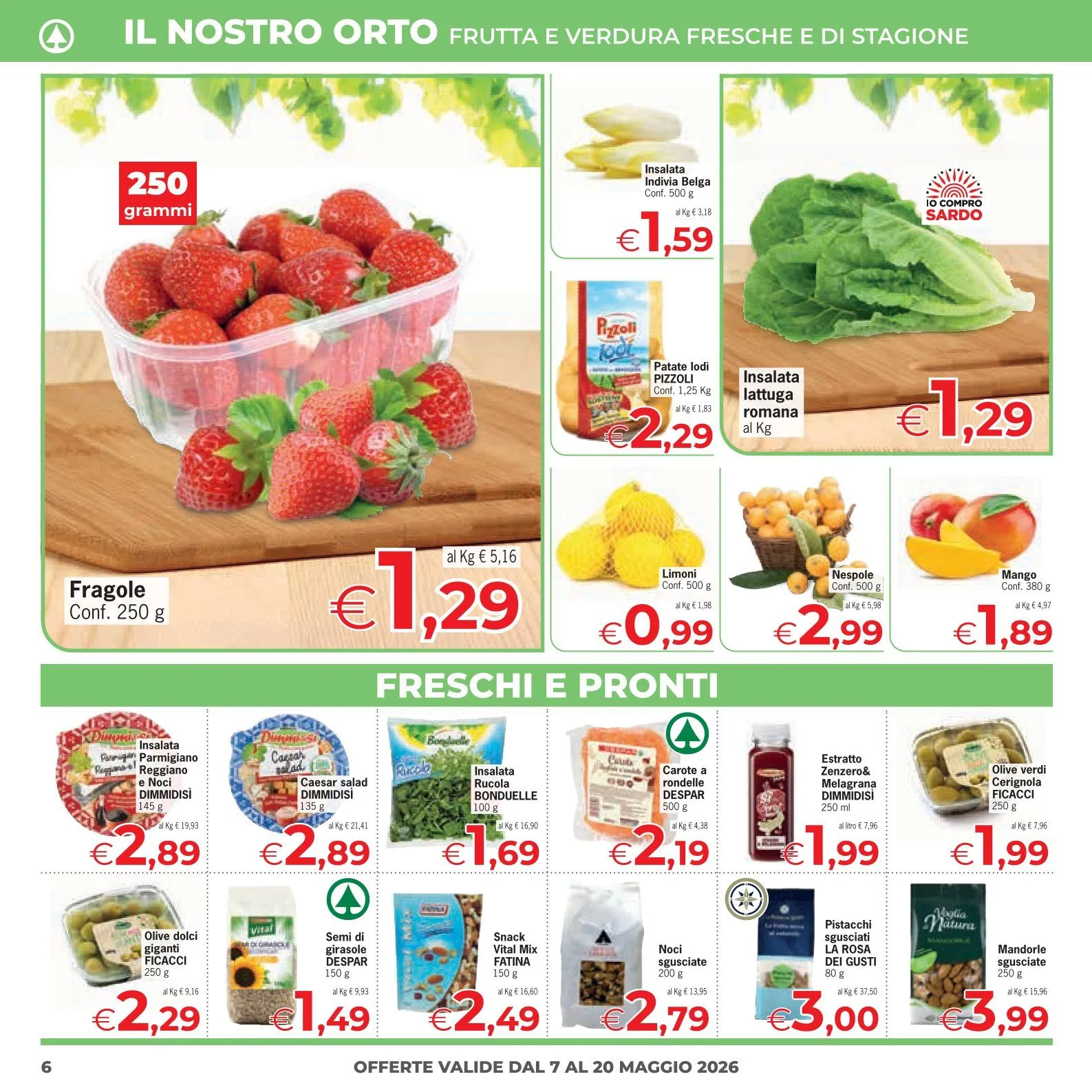 Volantini Eurospar da 7 maggio a 20 maggio di 2026 - Pagina del volantino 6