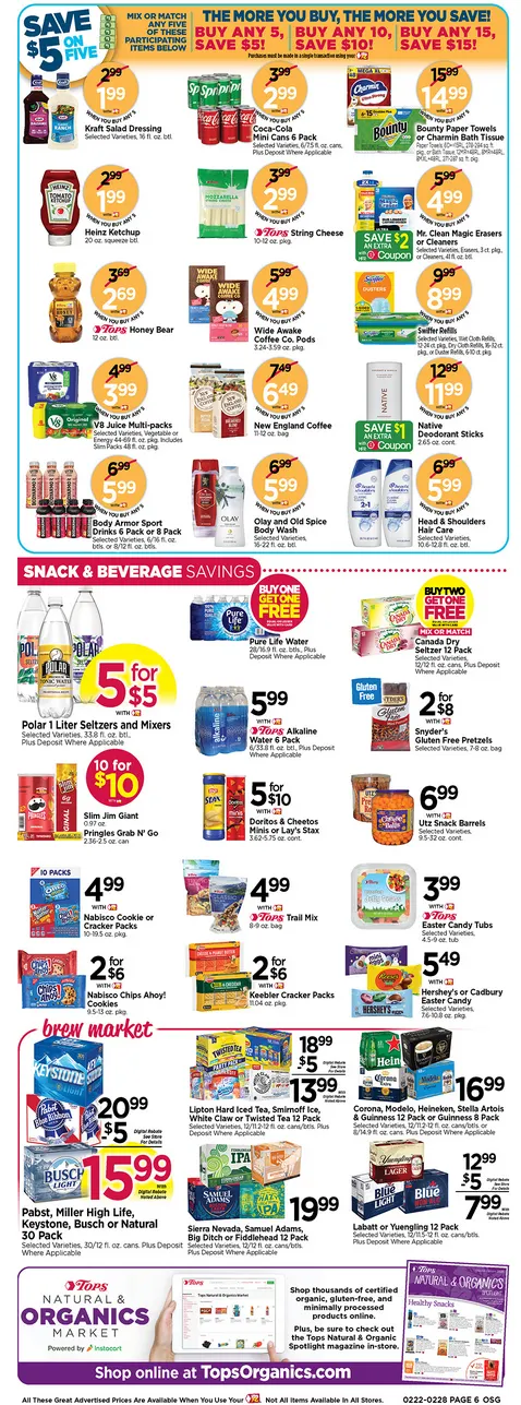 Weekly ad Tops Friendly Markets lSales from February 22 to February 28 2026 - Page 6