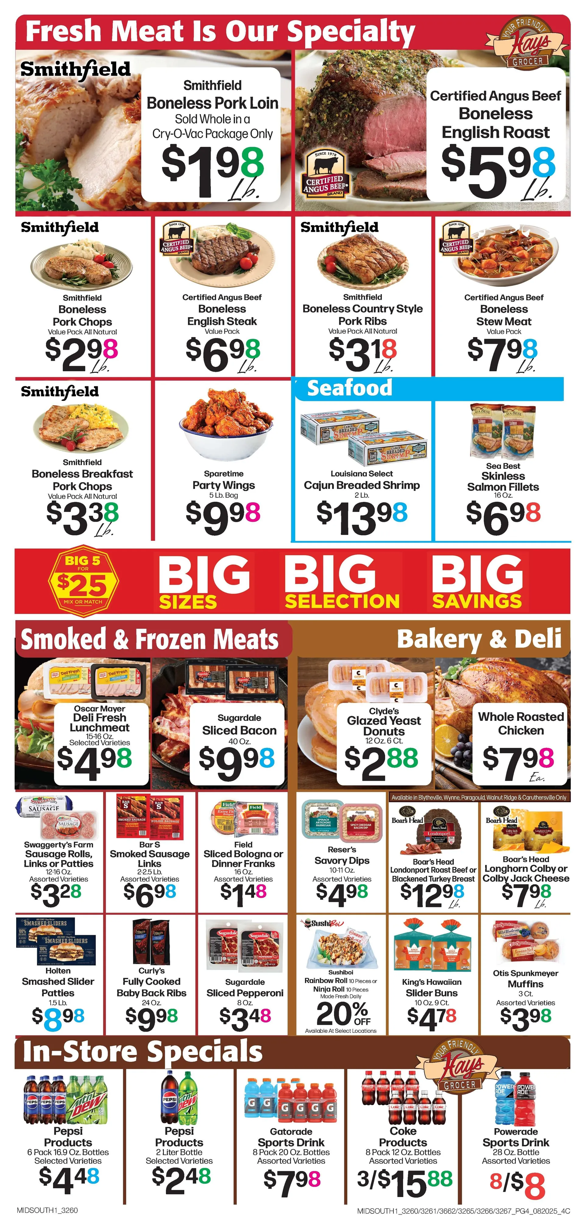 Weekly ad Hays Supermarket Sales from August 21 to August 26 2025 - Page 6