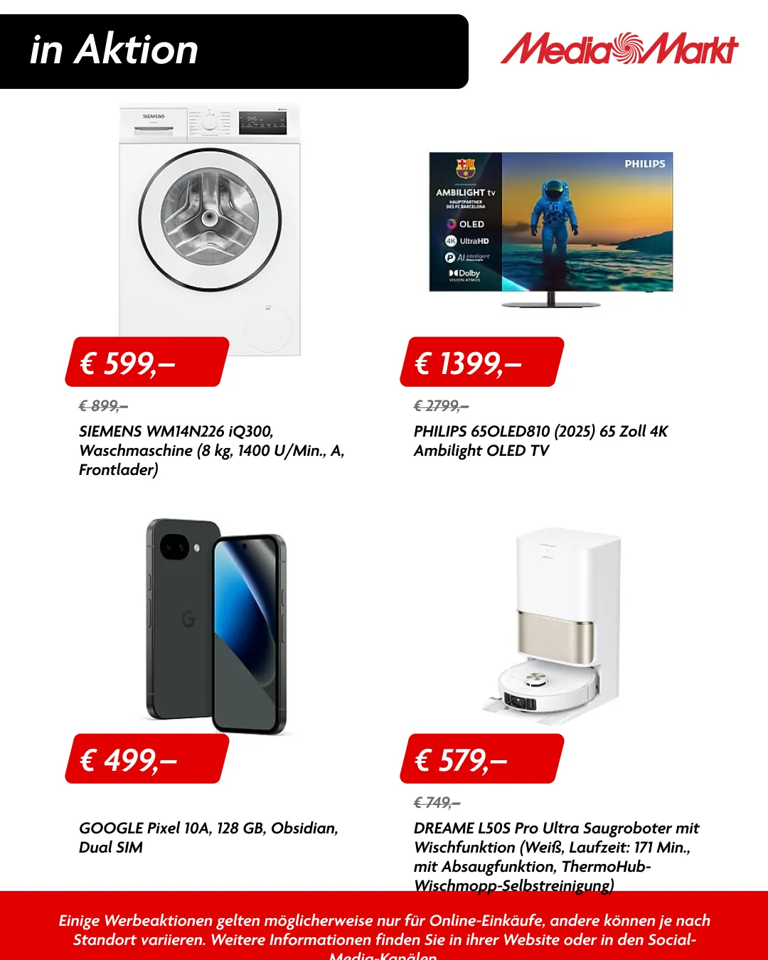 Mediamarkt von 20. Juli bis 8. August 2026 - Flugblätt seite 6