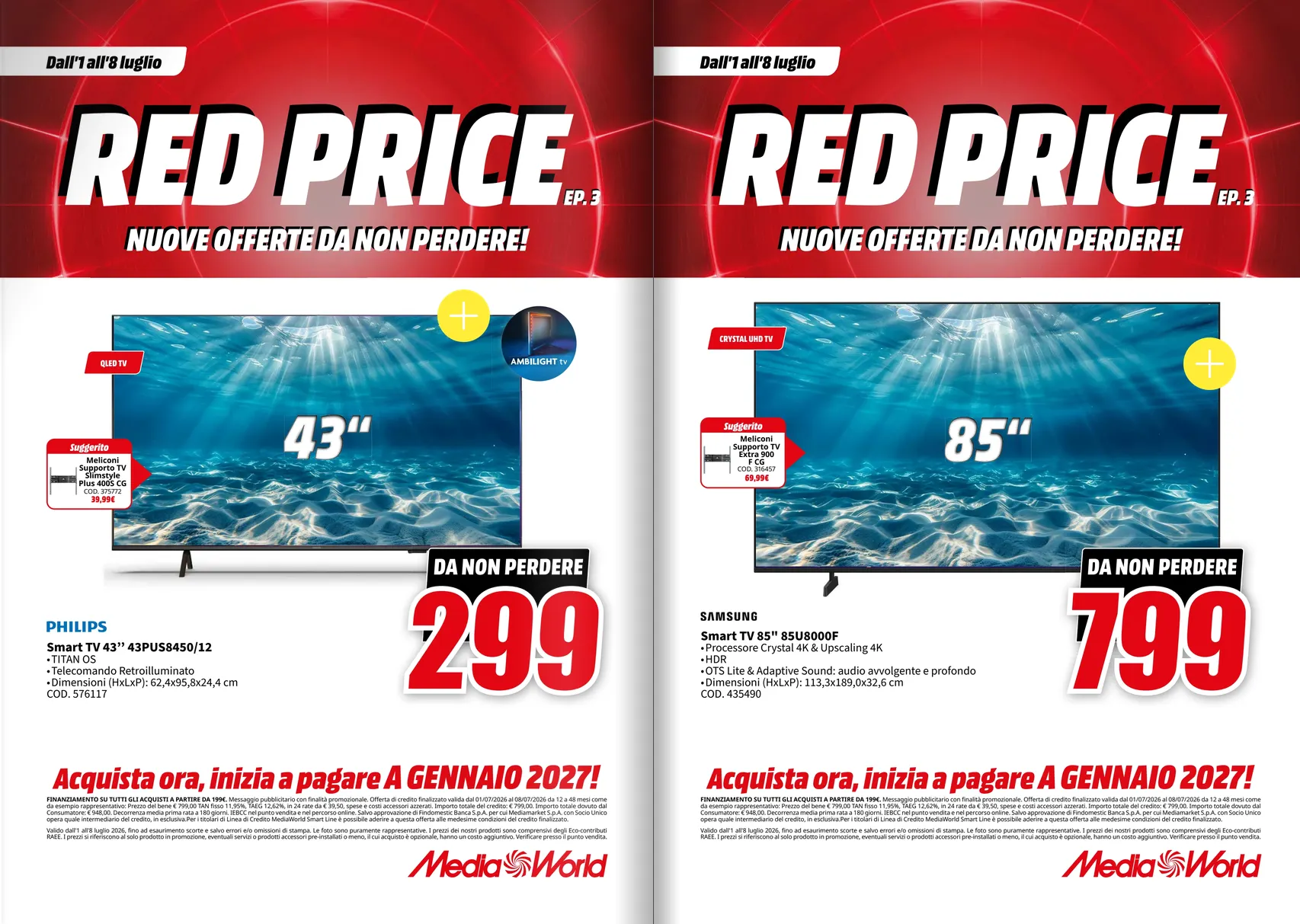 Volantini MEDIAWORLD da 1 luglio a 8 luglio di 2026 - Pagina del volantino 6