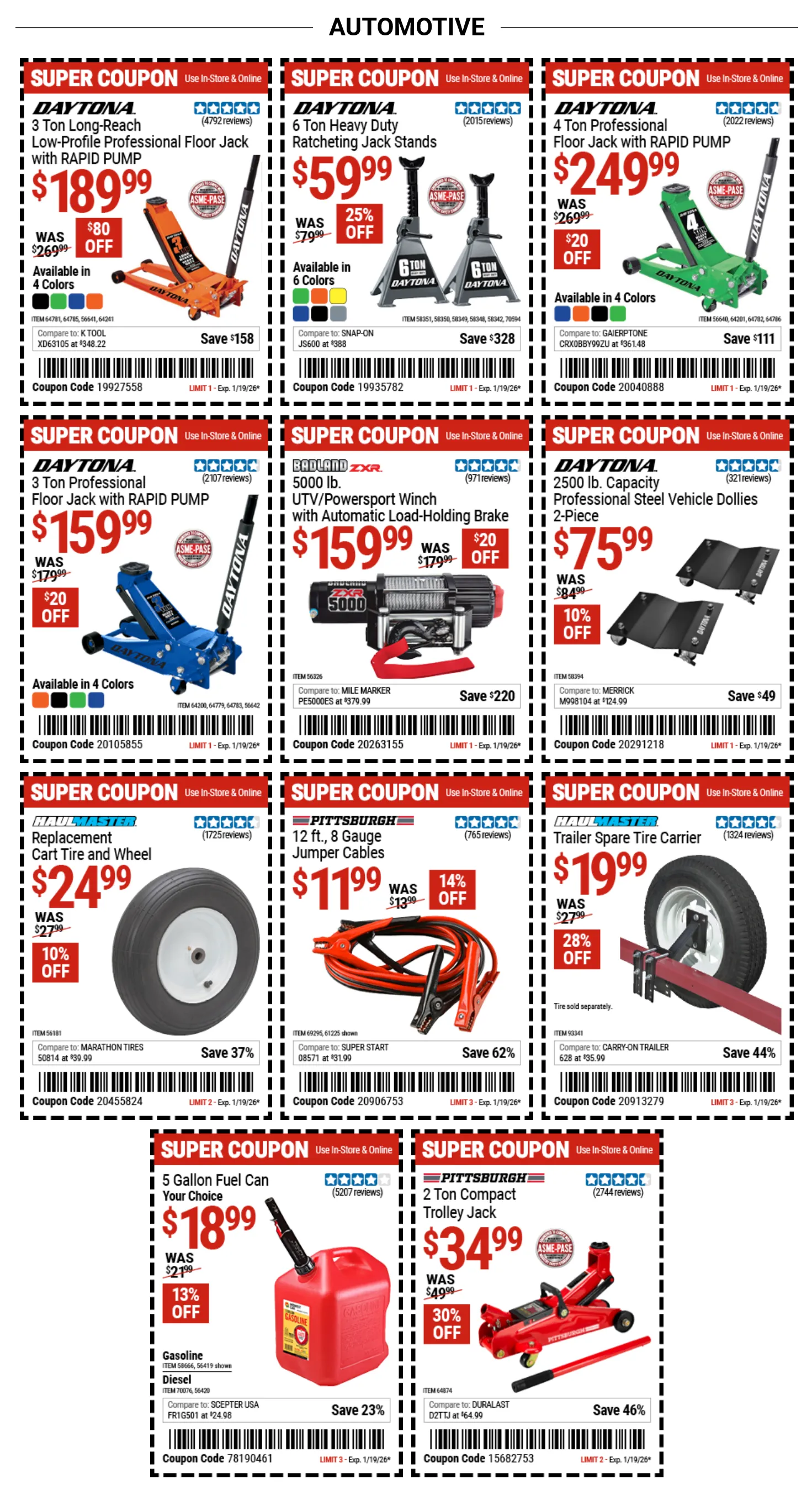 Weekly ad Harbor Freight Sales from December 29 to January 19 2026 - Page 6