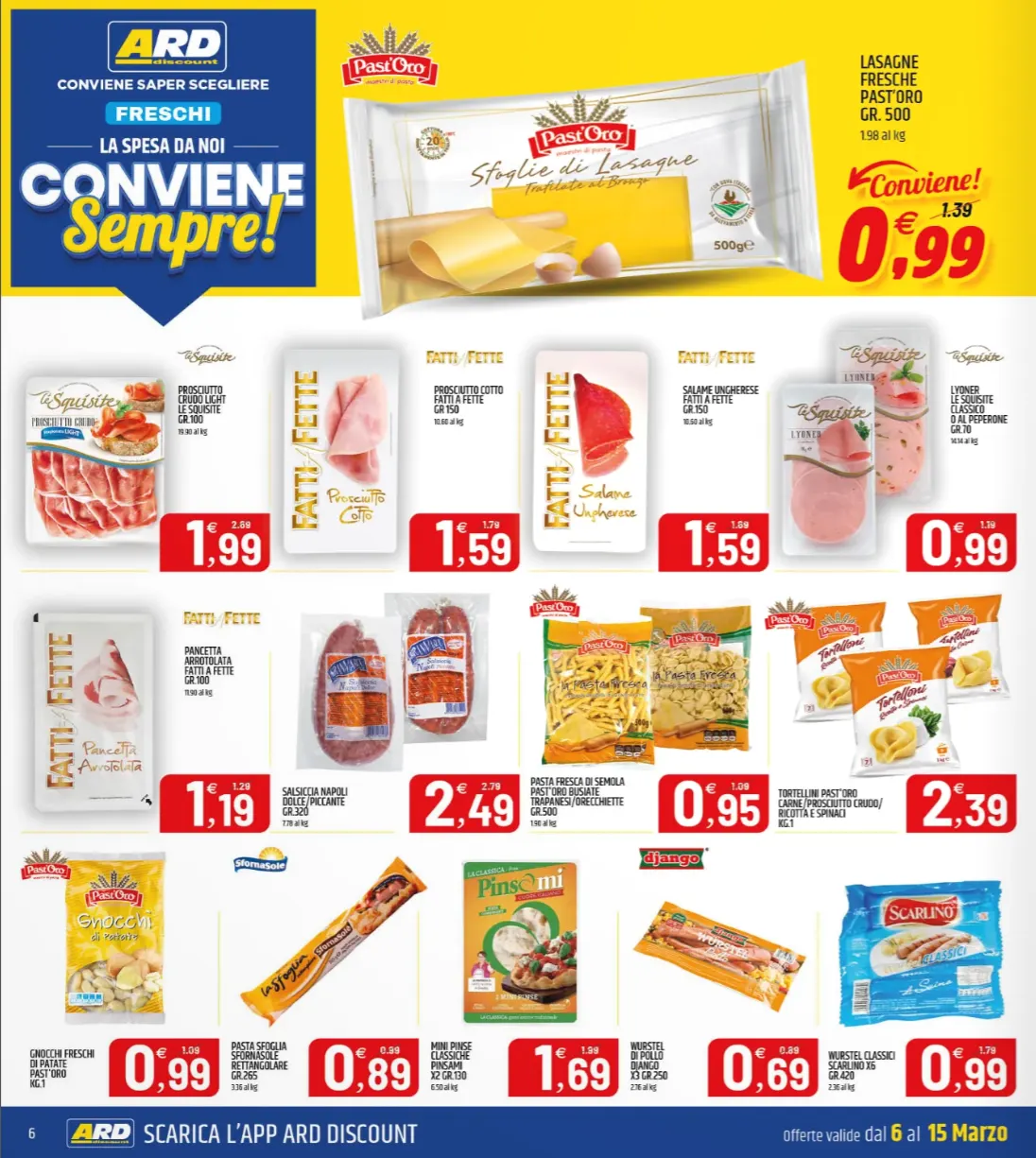 Volantini ARD Discount da 6 marzo a 15 marzo di 2026 - Pagina del volantino 6