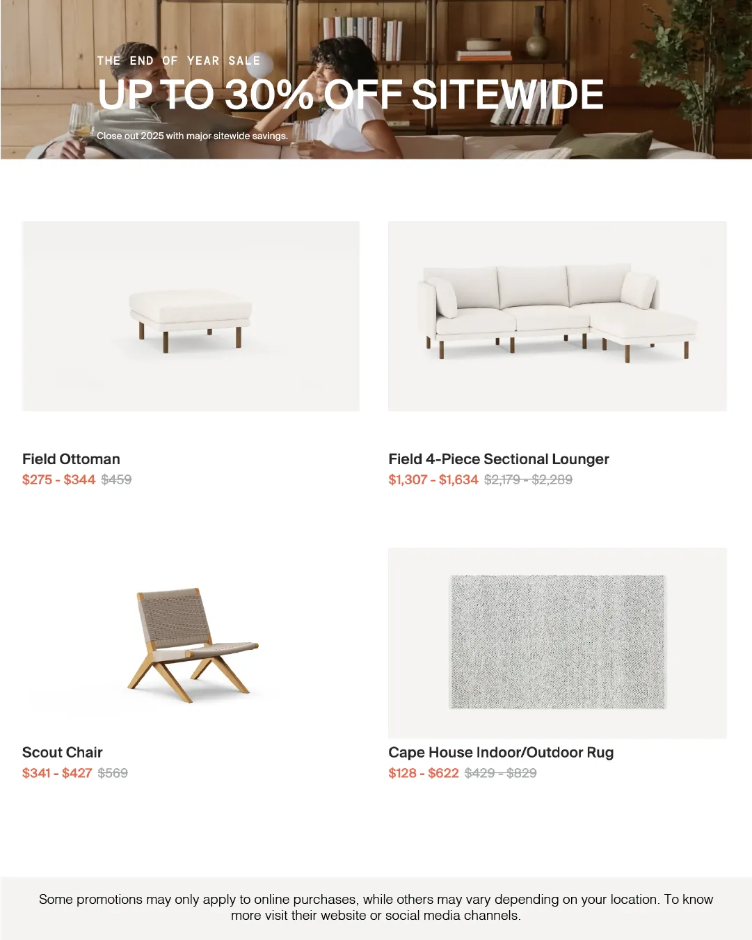 Weekly ad  Burrow Sales from December 22 to January 11 2026 - Page 5