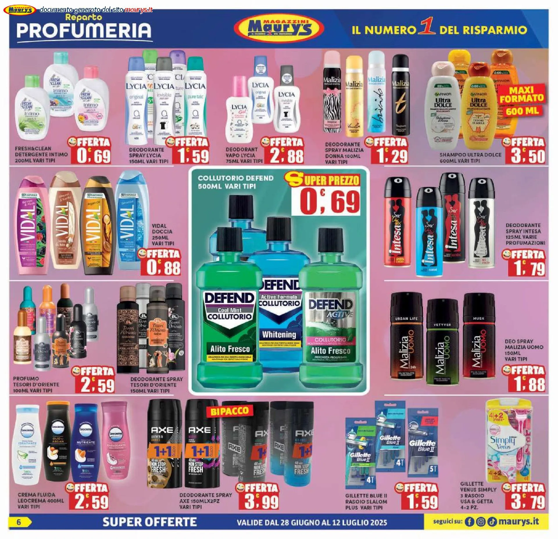 Maury's Promozione da 28 giugno a 12 luglio di 2025 - Pagina del volantino 6