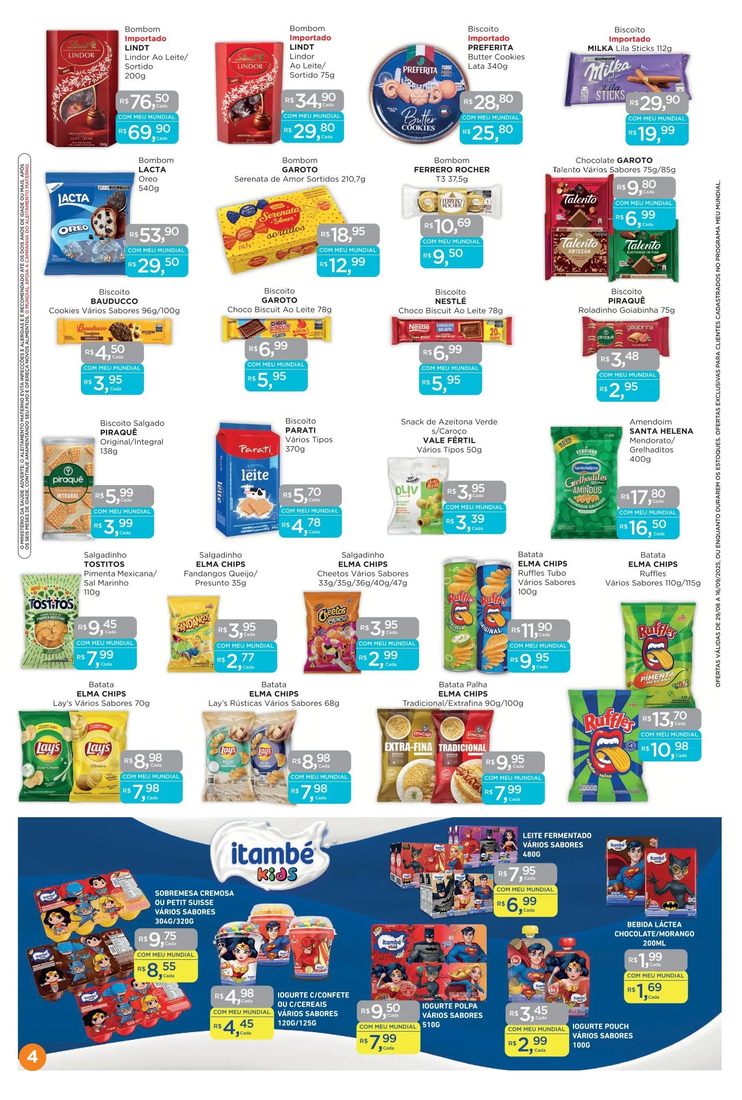 Encarte de Folhetos Supermercados Mundial 29 de agosto até 16 de setembro 2025 - Pagina 14