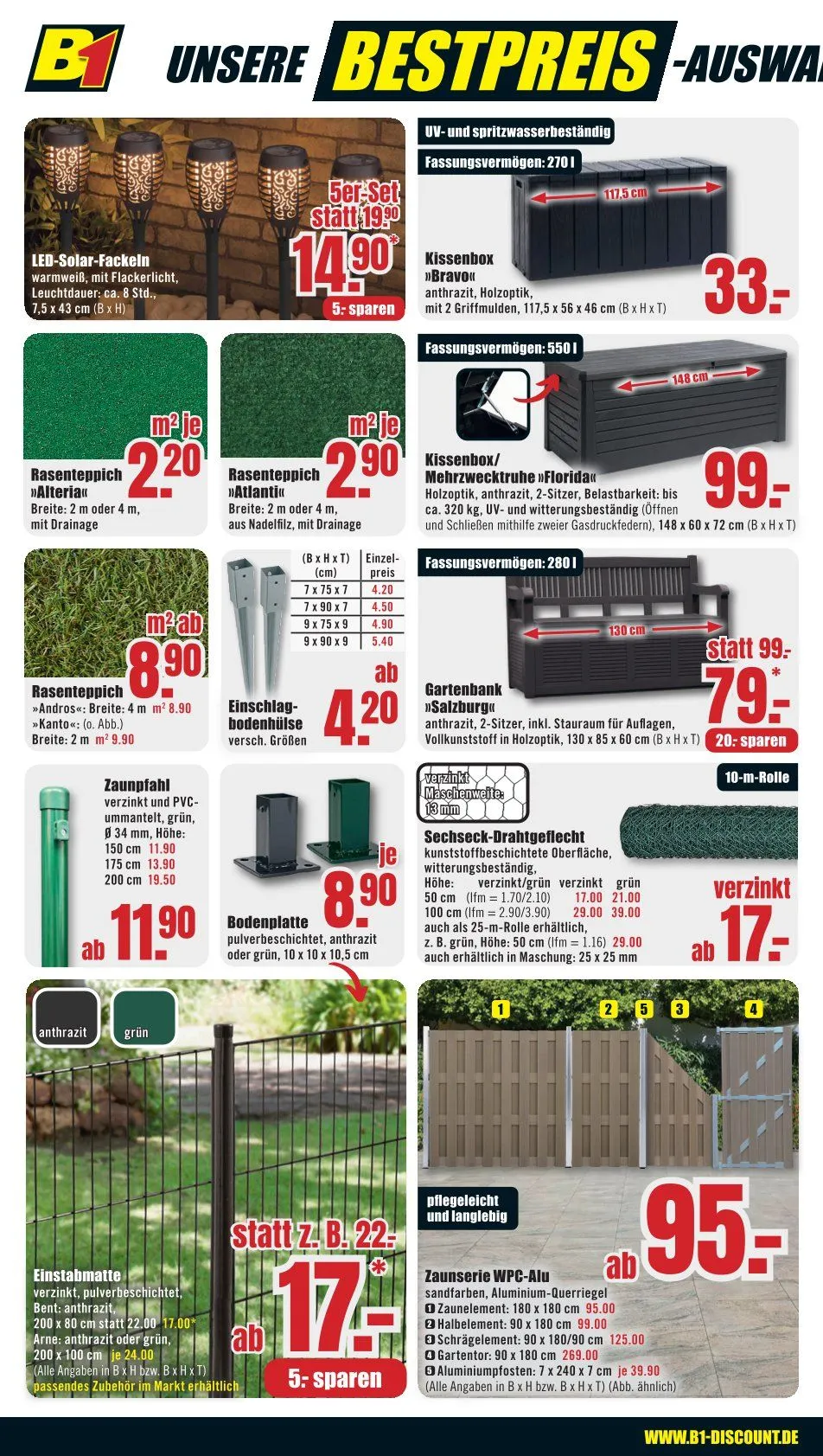 B1 Discount Baumarkt Angebote von 18. April bis 24. April 2026 - Prospekt seite 6