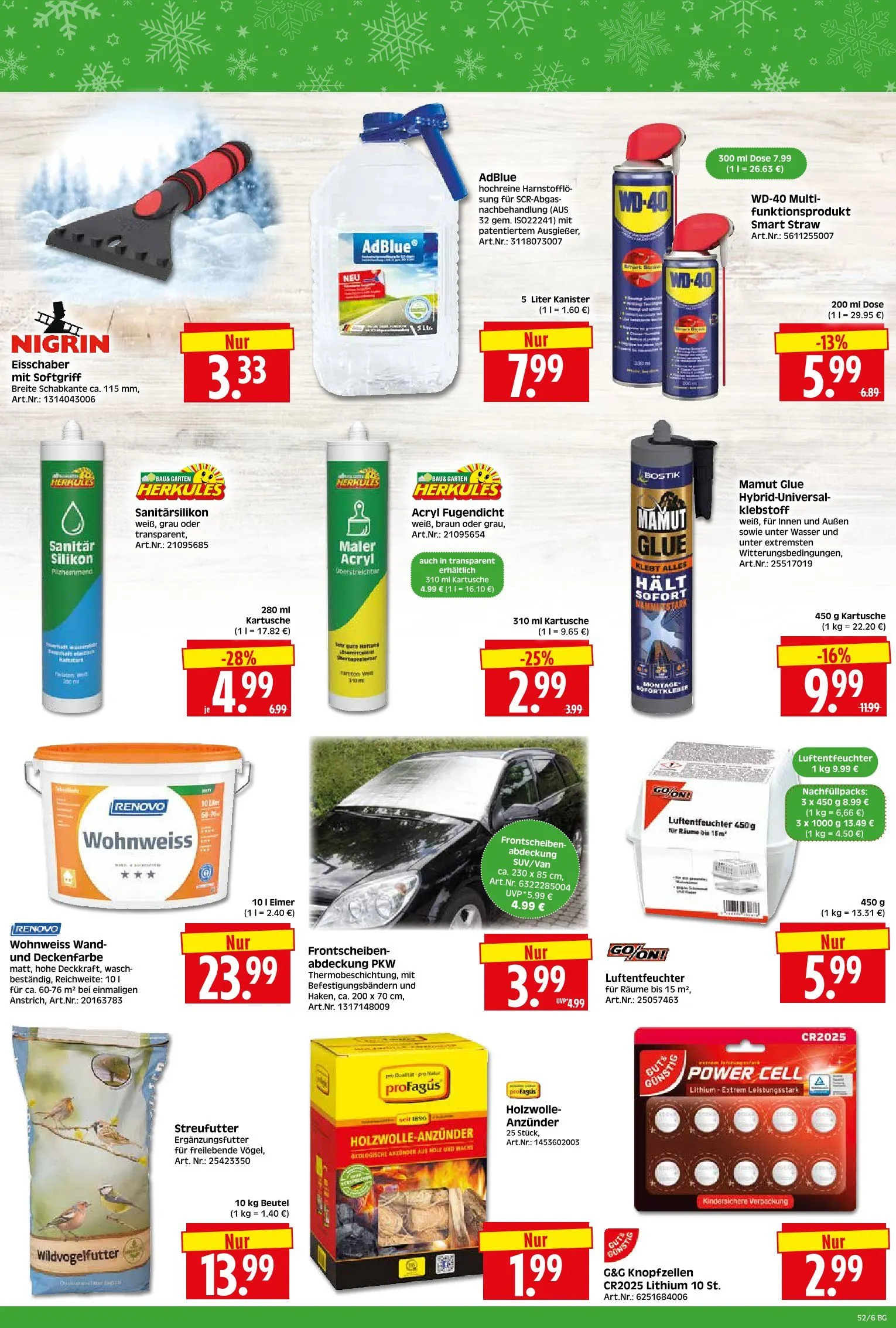 Herkules Baumarkt Angebote von 22. Dezember bis 27. Dezember 2025 - Prospekt seite 6