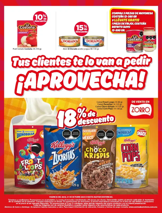 Catálogo de Zorro catálogos y ofertas 8 de octubre al 21 de octubre 2025 - Pagina 6