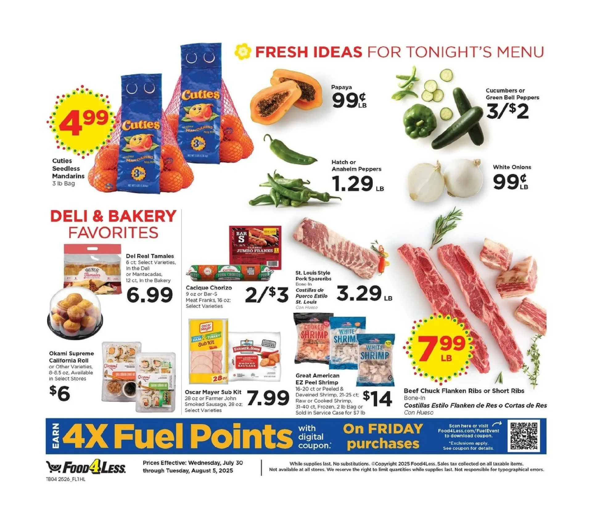 Weekly ad Food 4 Less weekly ads from July 30 to August 5 2025 - Page 6