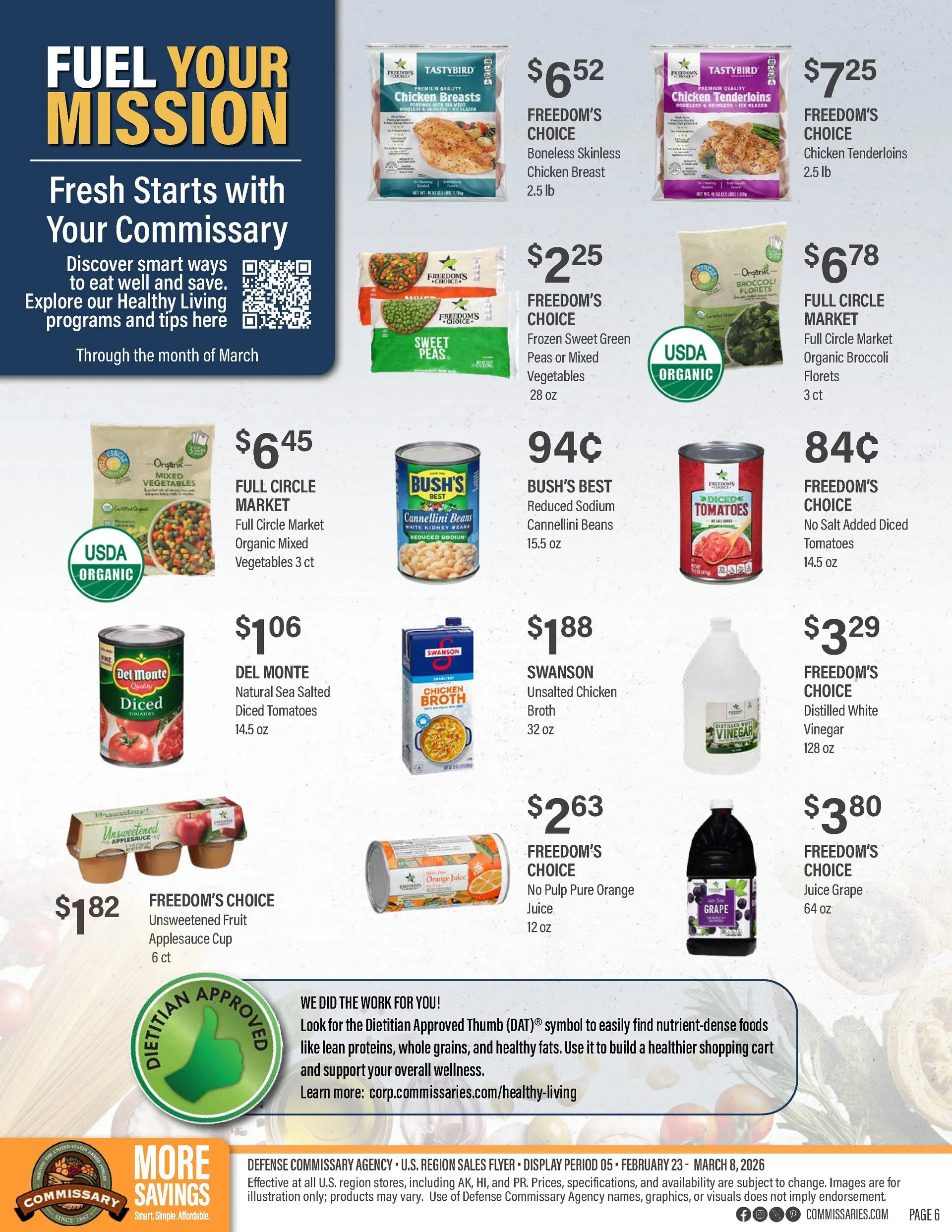Weekly ad Commissary Sales from February 23 to March 8 2026 - Page 6