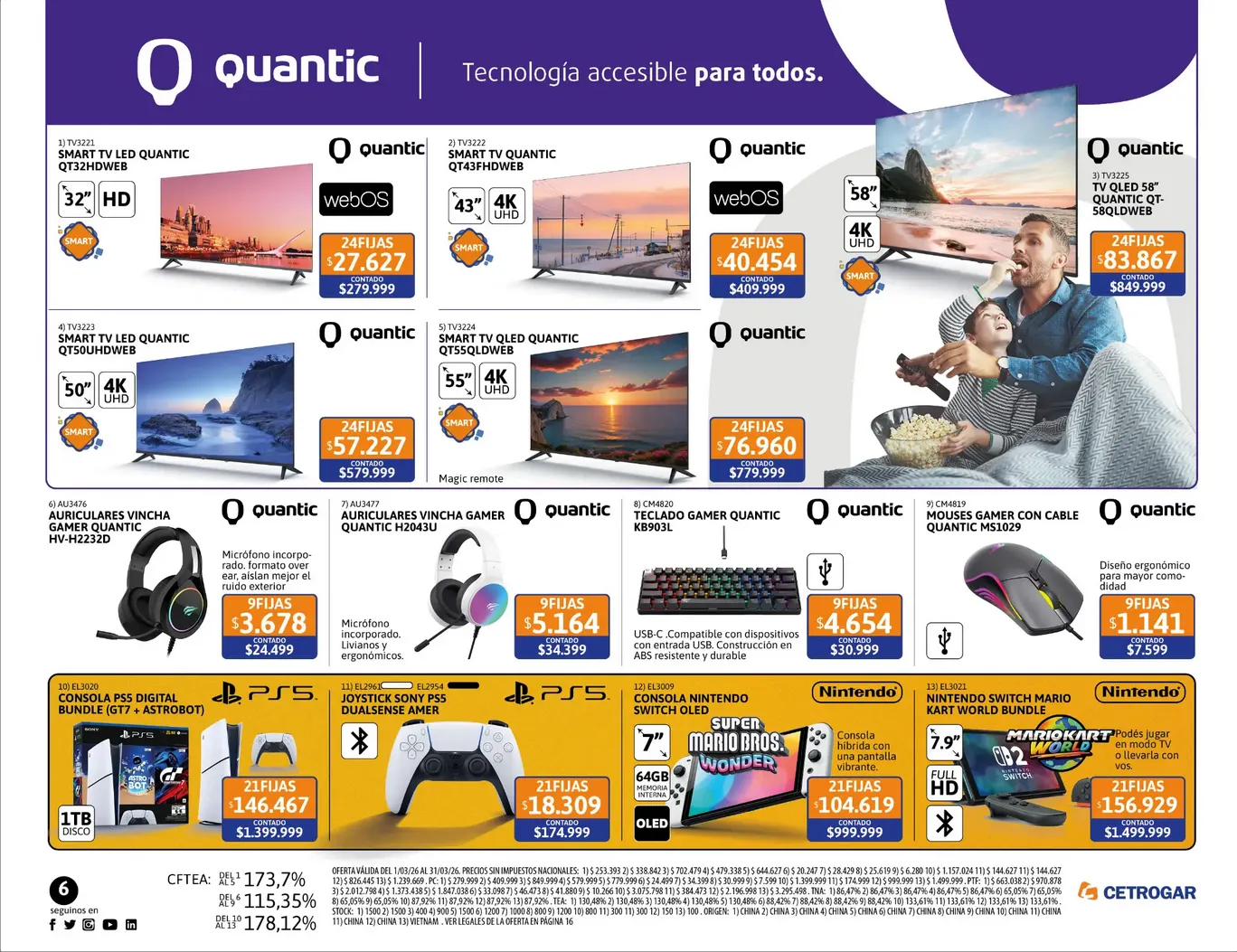 Ofertas de  Cetrogar Ofertas 1 de marzo al 31 de marzo 2026 - Página 6 del catálogo