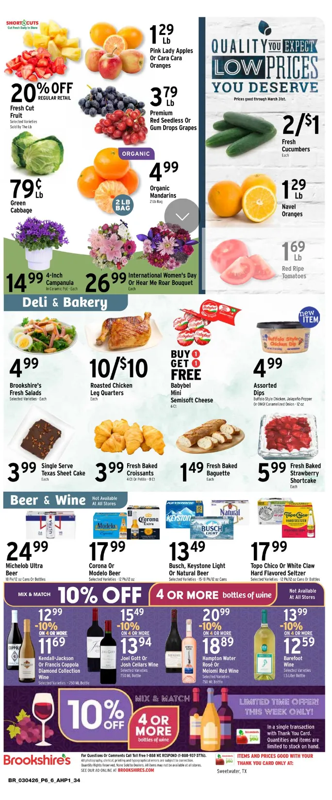 Weekly ad Brookshires Sales from March 4 to March 10 2026 - Page 6