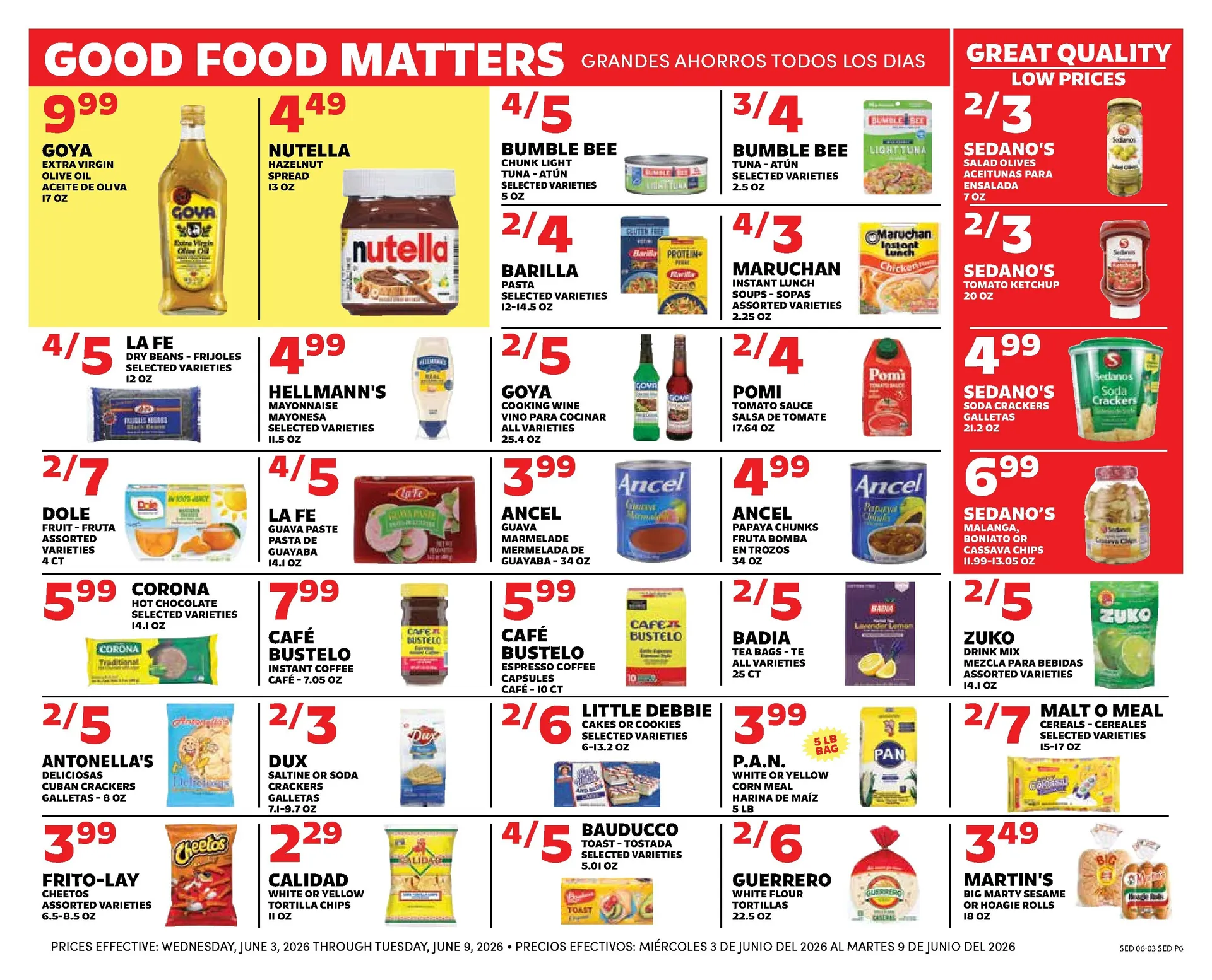 Weekly ad Sedano's Sales from June 6 to June 9 2026 - Page 6