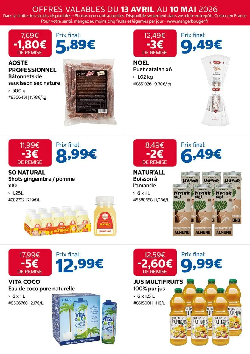Costco Catalogue du 13 avril au 10 mai 2026 - Catalogue page 6