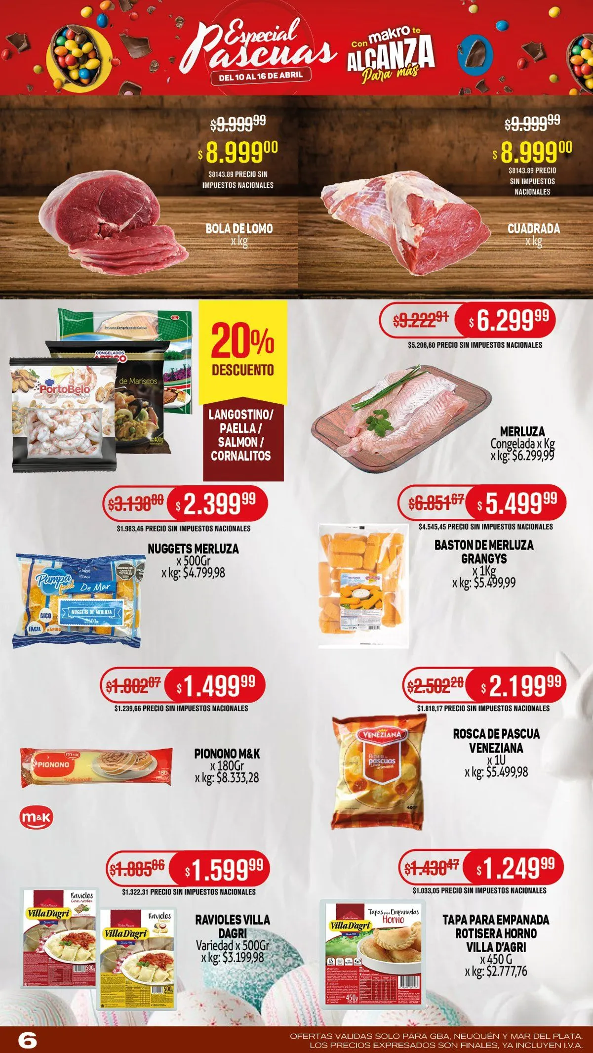 Ofertas de Makro Ofertas Pascuas 10 de abril al 16 de abril 2025 - Página 6 del catálogo