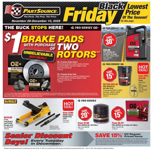 PartSource Sales from November 28 to December 10 2025 - flyer page 6