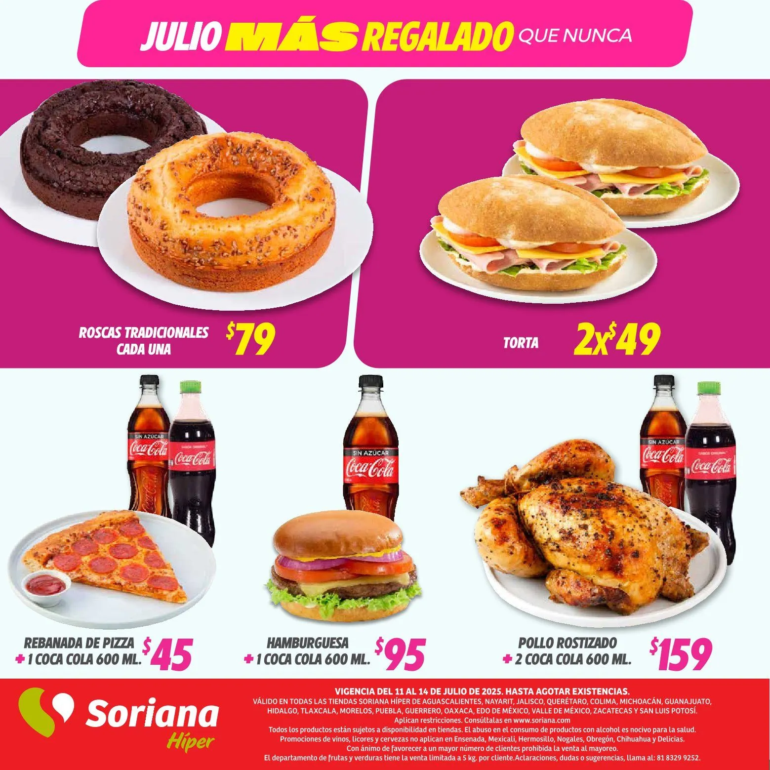 Catálogo de Soriana Ofertas 11 de julio al 14 de julio 2025 - Pagina 6