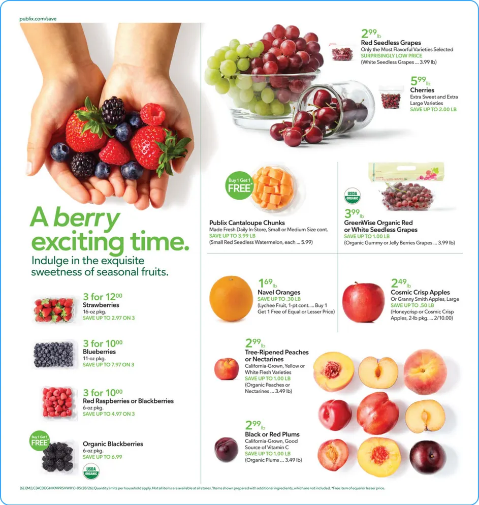 Weekly promotion Publix Sales spanning from May 27 to June 2 2026 - Page 6 for Catalogue 365