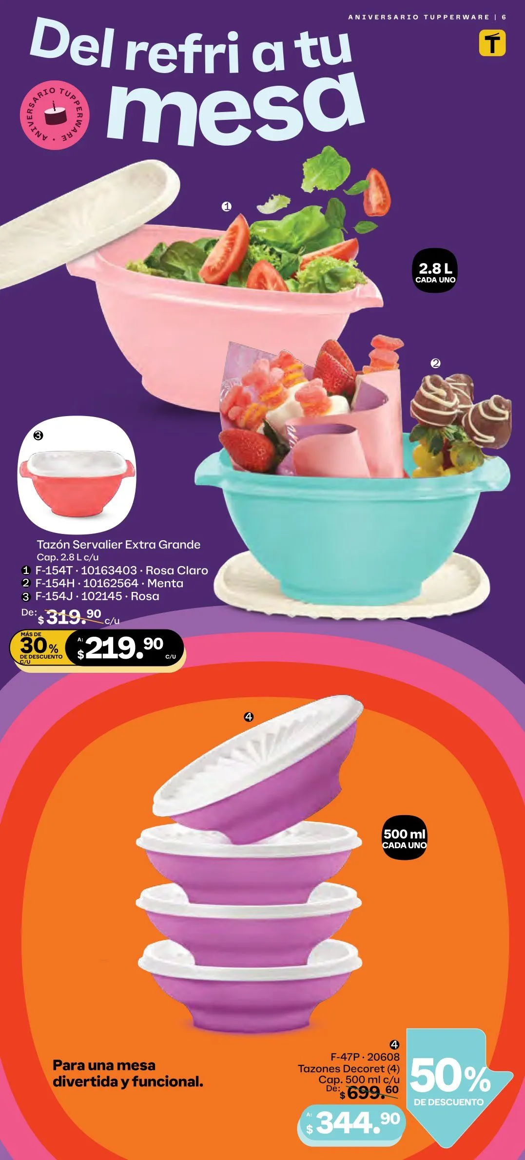 Catálogo de Tupperware Ofertas 22 de abril al 20 de mayo 2025 - Pagina 6