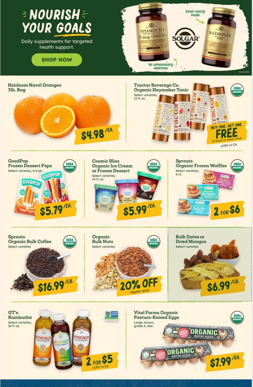 Weekly promotion Sprouts Sales spanning from April 22 to April 28 2026 - Page 6 for Catalogue 365