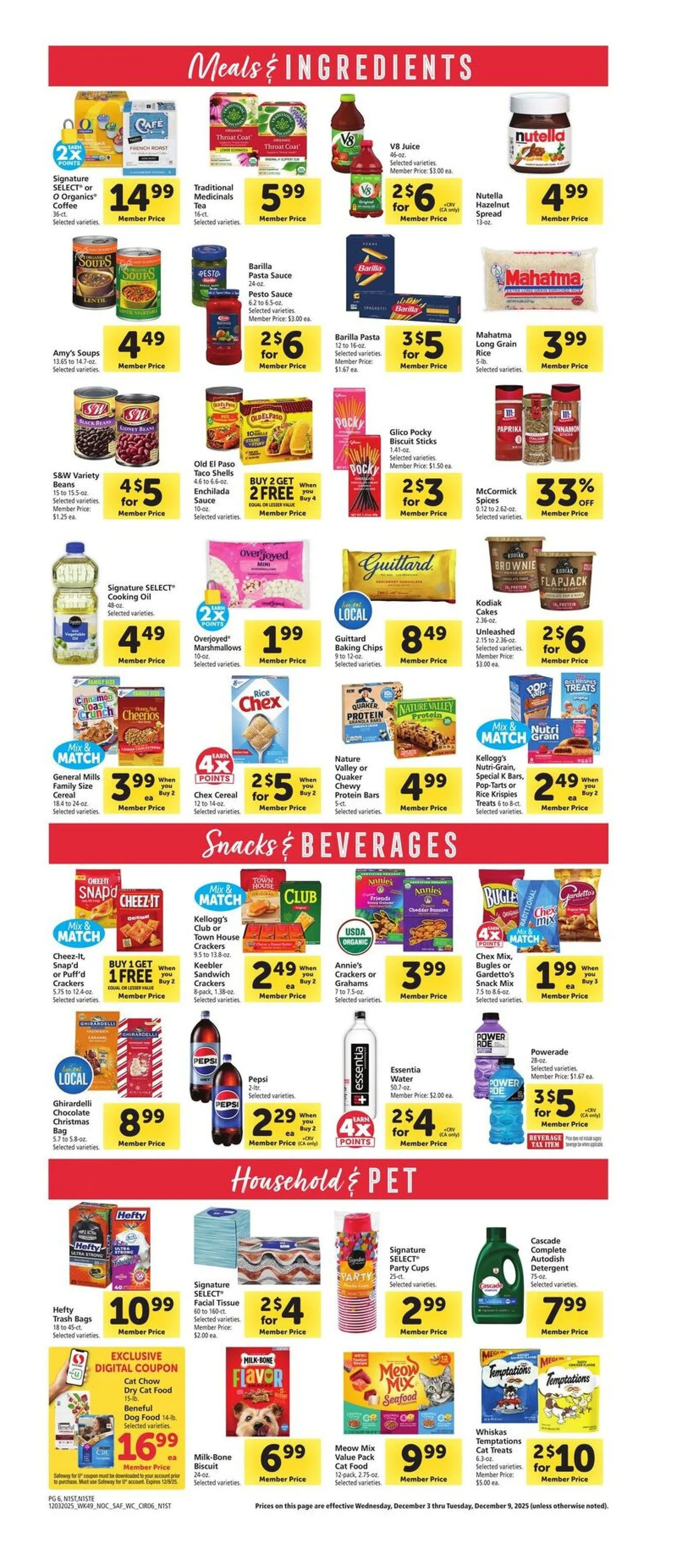 Weekly ad Safeway Sales from December 3 to December 9 2025 - Page 6