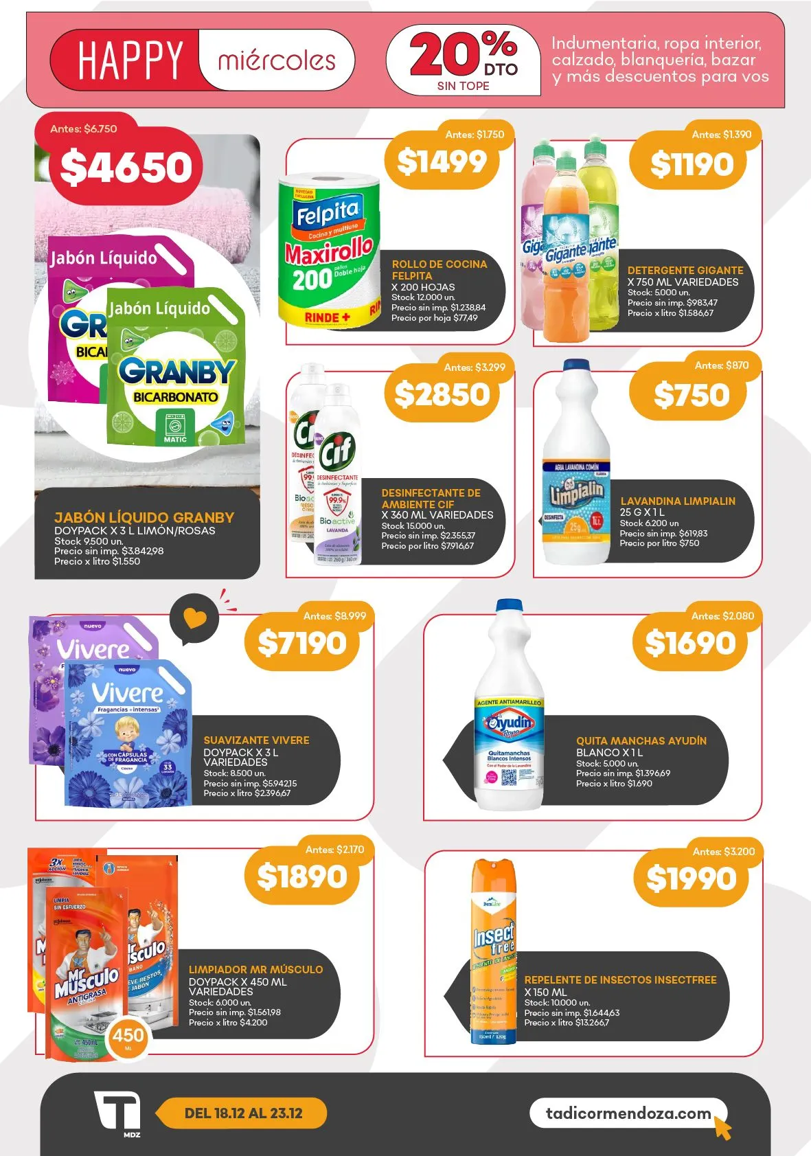 Ofertas de Supermercados Tadicor Ofertas 18 de diciembre al 24 de diciembre 2025 - Página 6 del catálogo