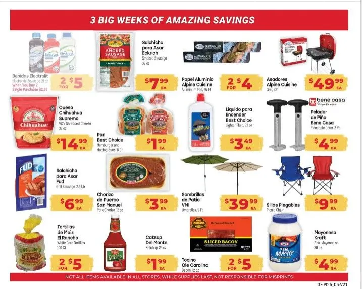 Weekly ad El Rancho Sales from July 9 to July 29 2025 - Page 5