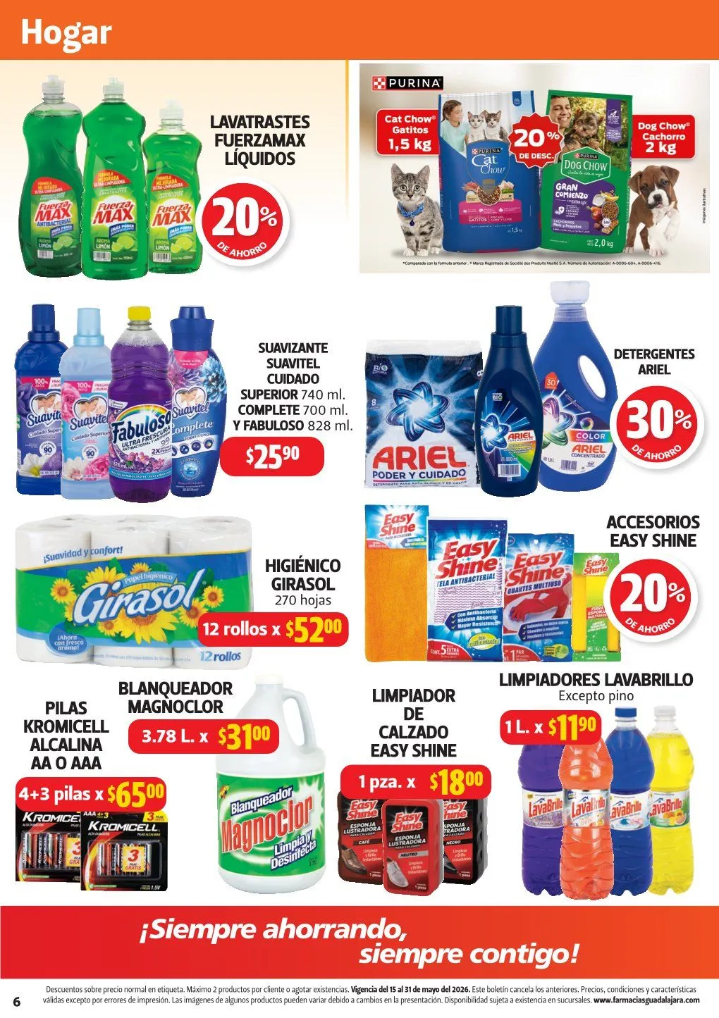 Catálogo de Ofertas Farmacia Guadalajara 15 de mayo al 31 de mayo 2026 - Pagina 6