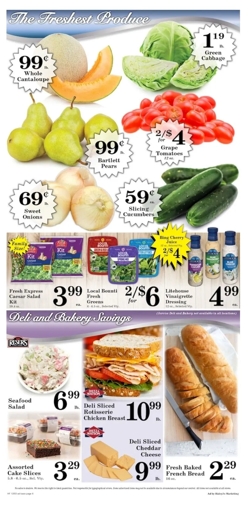 Weekly ad Harvest Foods Sales from December 3 to December 9 2025 - Page 6