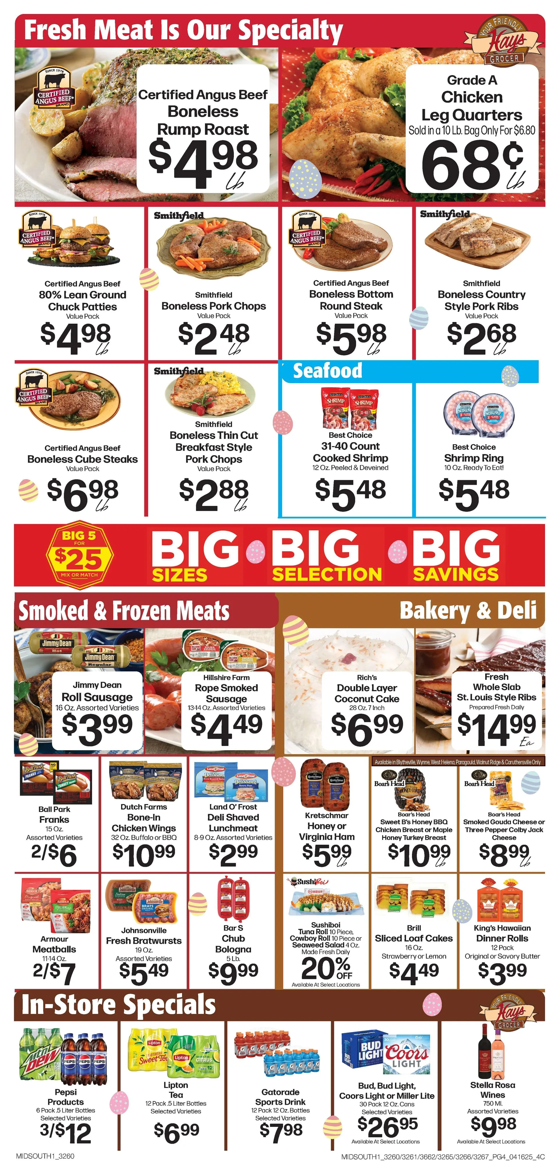 Weekly ad Hays Supermarket Sales from April 16 to April 22 2025 - Page 6