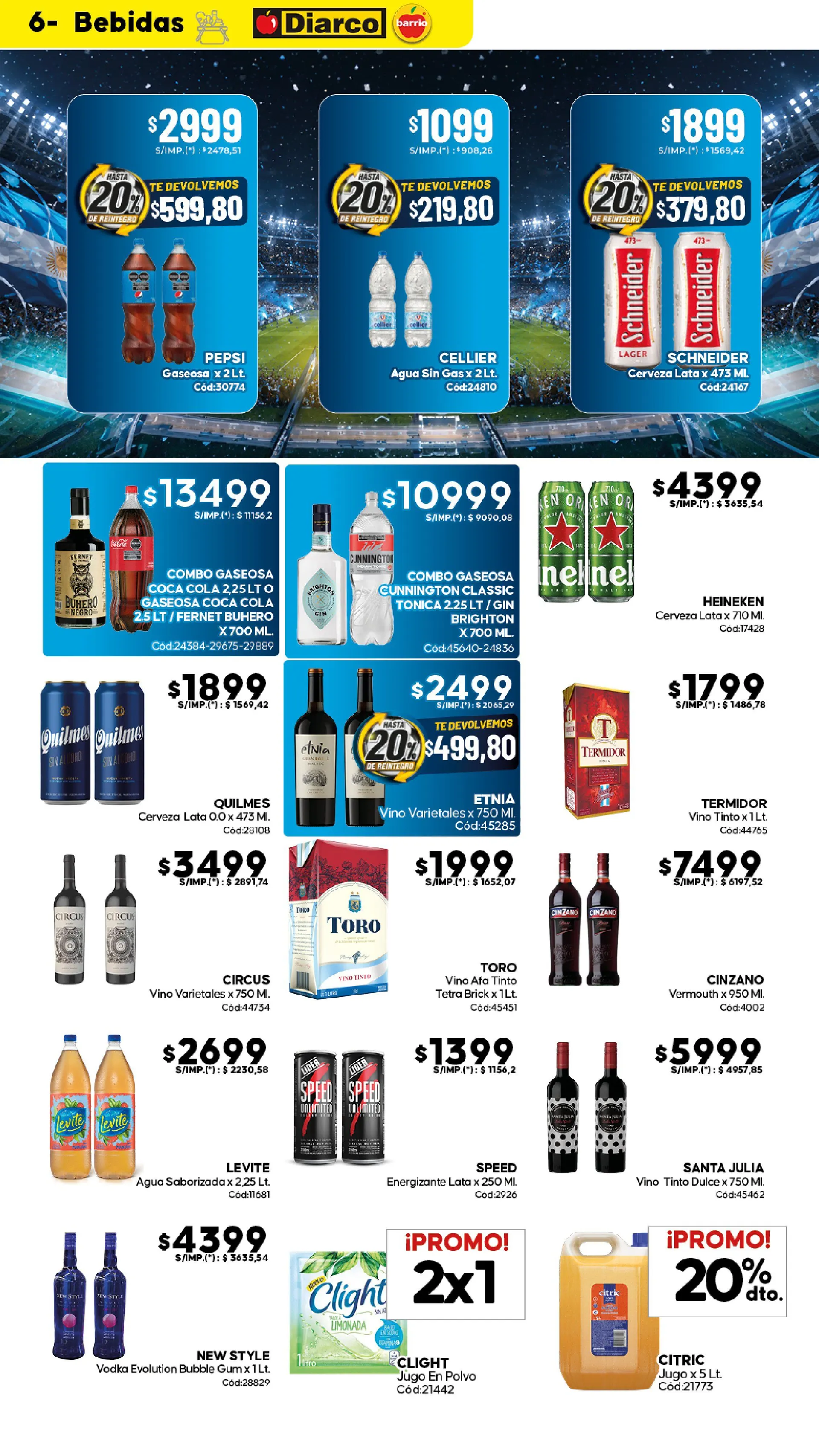 Ofertas de Ofertas Diarco  1 de junio al 5 de junio 2026 - Página 6 del catálogo
