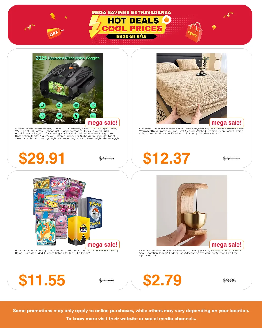 Weekly ad Temu Sales from December 18 to January 7 2026 - Page 6