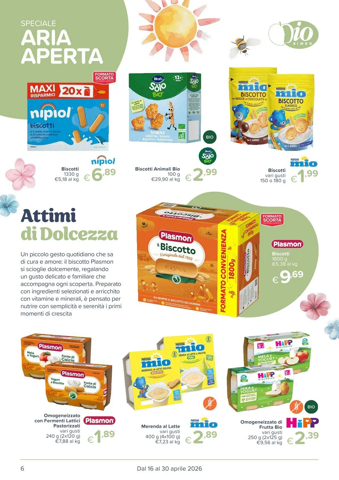  Volantini Io Bimbo da 16 aprile a 30 aprile di 2026 - Pagina del volantino 6