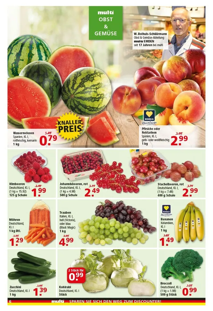 Multi Markt Angebote von 6. Juli bis 11. Juli 2026 - Prospekt seite 6